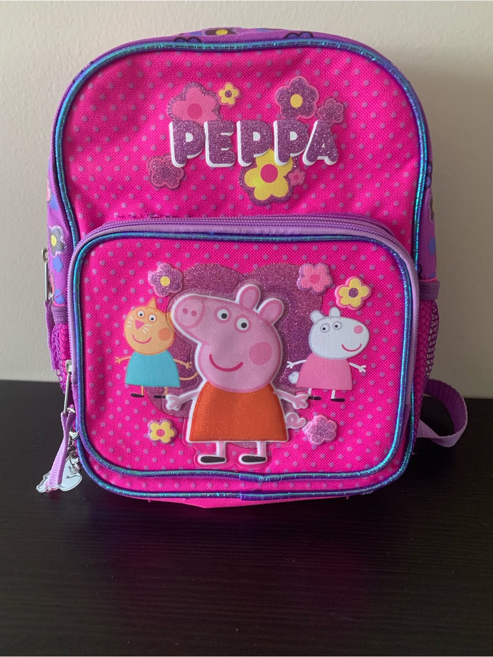 Peppa Pig Mini Kids Backpack in Bright Pink & Purple